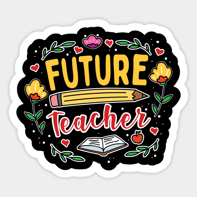 Future Teacher Sticker by maxcode